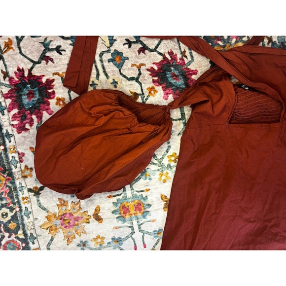 Nasty Gal Off Shoulder Balloon Sleeve Dress Women's Size 4 - Picture 2 of 6